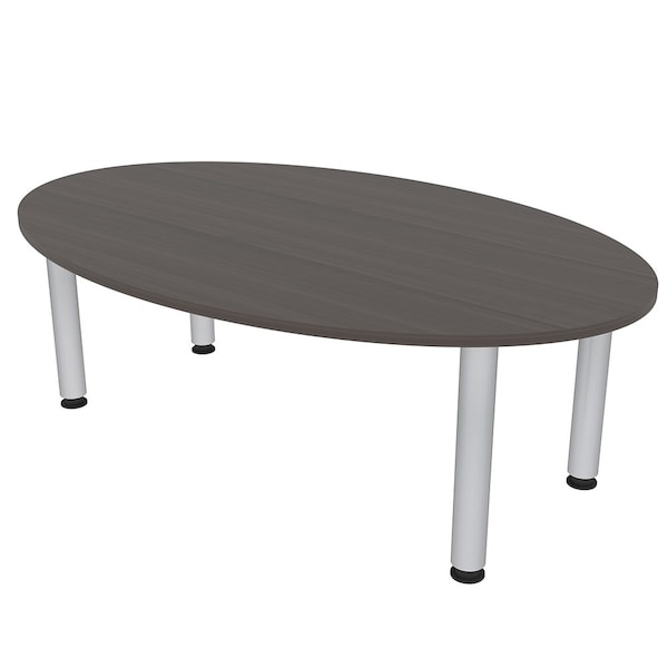 33.5 in W, 59.5 in L, 29 in H, Engineered Wood Top, Brown